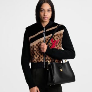 Alternative view of Louis Vuitton Vendome PM Tote Bag 11.2in/ 28.5cm Black Gold Hardware For Women M26502
