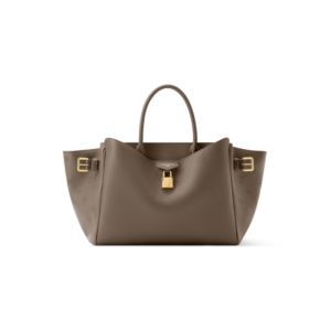 Louis Vuitton Vendome PM Tote Bag 11.2in/ 28.5cm Taupe Gold Hardware For Women M27040