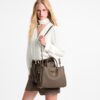 Louis Vuitton Vendome PM Tote Bag 11.2in/ 28.5cm Taupe Gold Hardware For Women M27040 - Image 3