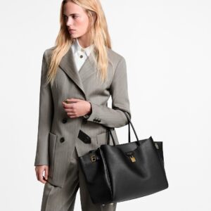 Alternative view of Louis Vuitton Vendome MM Tote Bag 14in/ 35.5cm Black Gold Hardware For Women M26338
