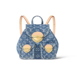 Louis Vuitton Venice Denim Blue Back Pack For Women M46836 - 10.2 Inches / 25.9 Cm