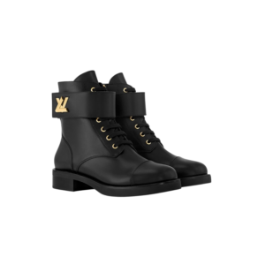 Louis Vuitton Wonderland Flat Ranger Black For Women 1AAV57
