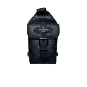 Louis Vuitton Saumur Slingbag Monogram Eclipse Black For Men, Men's Bags, Crossbody Bags 7.1in/18cm LV M45912