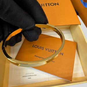 Alternative view of Louis Vuitton Monogram Cuff Bangle Gold Hardware For Women
