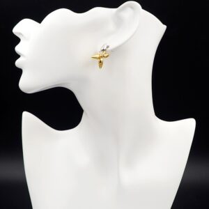 Alternative view of Louis Vuitton Louisette Earrings Gold For Women M00630