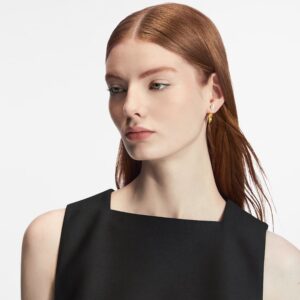 Alternative view of Louis Vuitton Louisette Earrings Gold For Women M80267