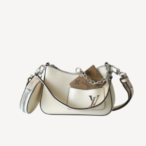 Louis Vuitton Marellini White For Women‎ 7.5in/19cm M20999
