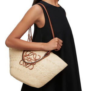Alternative view of Loewe Medium Anagram Basket Bag Beige For Women 18.1 Inches/ 46 Cm A223T43X02