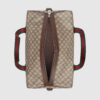 Gucci Medium Duffle Bag With Web Beige 17.9 In/ 45.5 Cm 758664 FACK7 9768 - Image 5