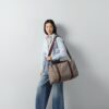 Gucci Medium Duffle Bag With Web Beige 17.9 In/ 45.5 Cm 758664 FACK7 9768 - Image 2