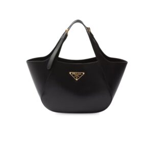 Prada Medium Tote Bag Black For Women 11 Inches/ 28 Cm 1BG483_2AIX_F0002_V_OOO