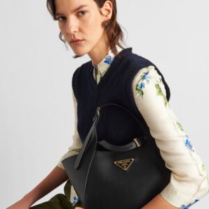 Alternative view of Prada Medium Tote Bag Black For Women 11 Inches/ 28 Cm 1BG483_2AIX_F0002_V_OOO