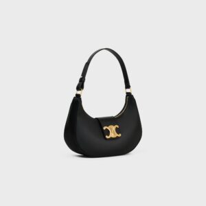 Alternative view of Celine Medium Ava Triomphe Bag Black For Women 114493DGQ.38NO