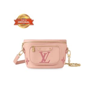 Louis Vuitton Mini Bumbag 6.7in/ 17cm Gradient Pink Gold Hardware For Women M82347