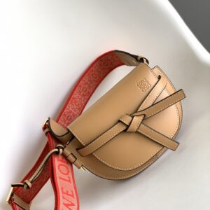 Alternative view of Loewe Gate Dual Mini Shoulder Bag 8.3in/ 21cm Beige Gold Hardware For Women