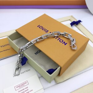 Alternative view of Louis Vuitton Monogram Chain Bracelet Silver Tone For Men M00308