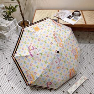 Louis Vuitton Monogram Printed Umbrella White