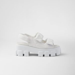 Alternative view of Prada Monolith Nappa Sandals White For Women 1X439N_038_F0009_F_055