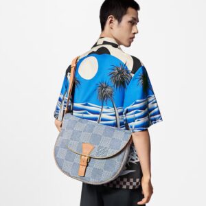 Alternative view of Louis Vuitton Montsouris Messenger MM Denim For Men 35cm/14in N40743