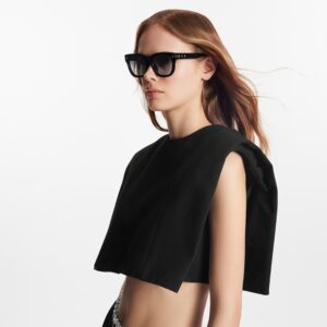 Alternative view of Louis Vuitton My Monogram Square Sunglasses Black For Women Z1523W