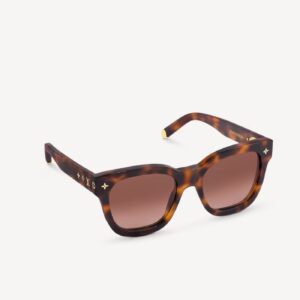 Louis Vuitton My Monogram Square Sunglasses Brown For Women Z1524W