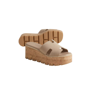 Hermes Eze 30 Sandals Beige Camel For Women H232150Z D1400