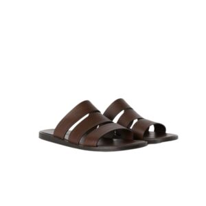 Loro Piana Naha Sandal Dark Brown For Men FAN8776