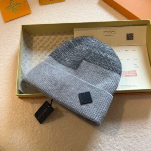 Alternative view of Louis Vuitton Neo Petit Damier Beanie Grey For Women
