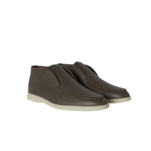 Loro Piana Open Walk Ankle Boots Brown For Men FAI3276