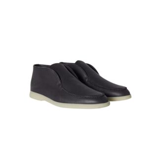Loro Piana Open Walk Ankle Boots Black For Men FAI3276