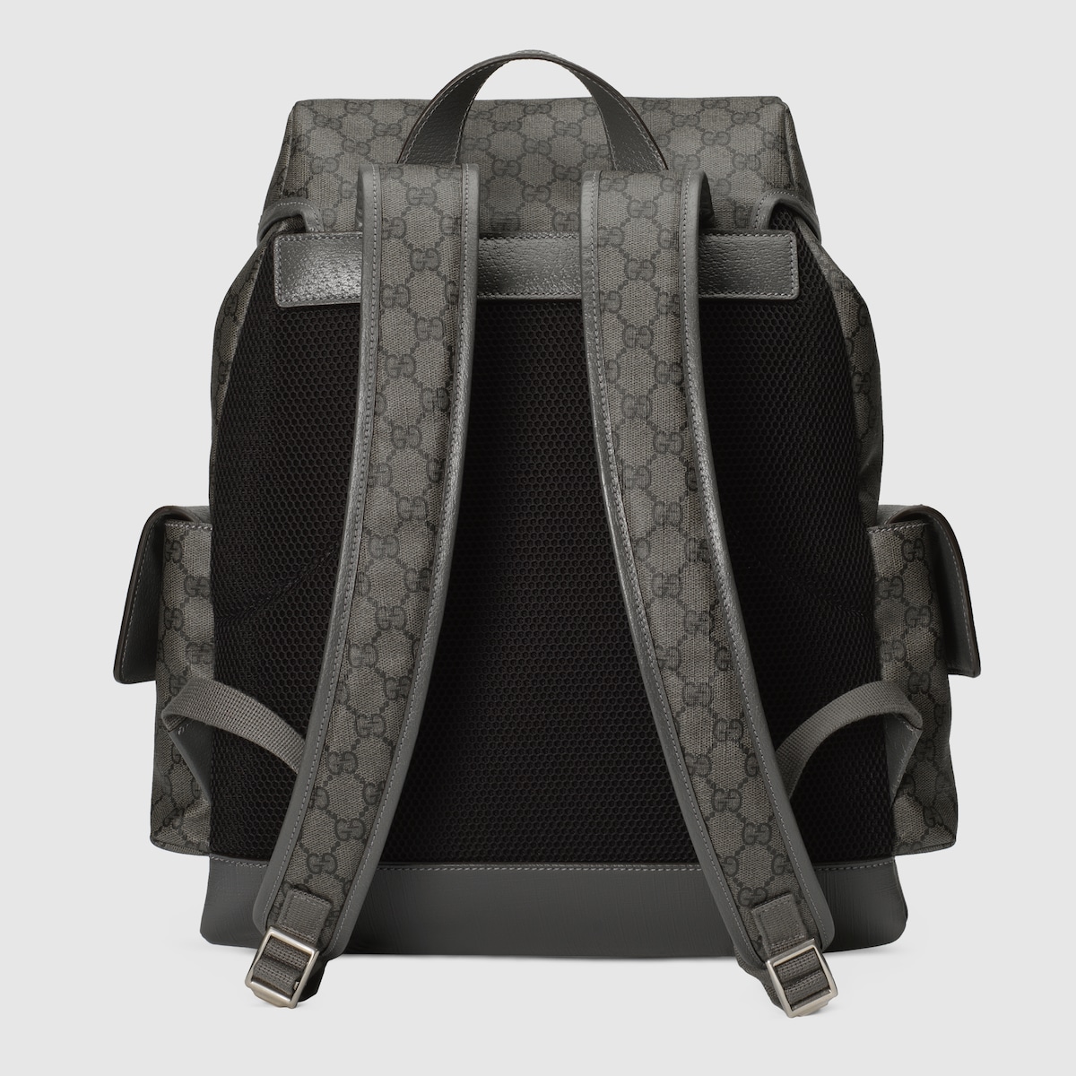 Gucci Ophidia Medium Backpack 15.7in/ 40cm Grey Palladium Hardware For Men 598140 FABHU 8863 - Image 4