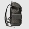 Gucci Ophidia Medium Backpack 15.7in/ 40cm Grey Palladium Hardware For Men 598140 FABHU 8863 - Image 5