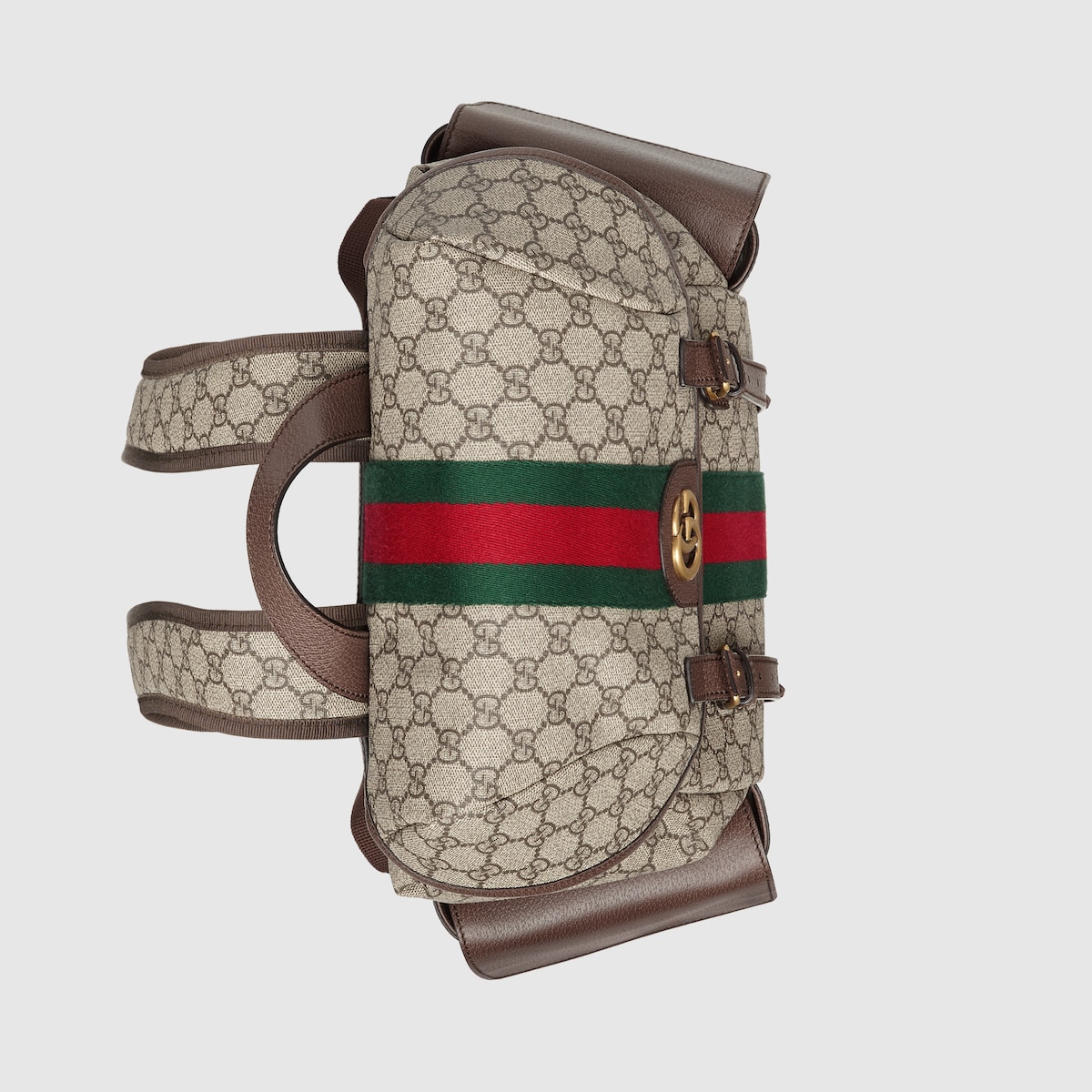 Gucci Ophidia Medium Backpack 15.7in/ 40cm Beige Gold Hardware For Men 598140 HUHAT 8564 - Image 4