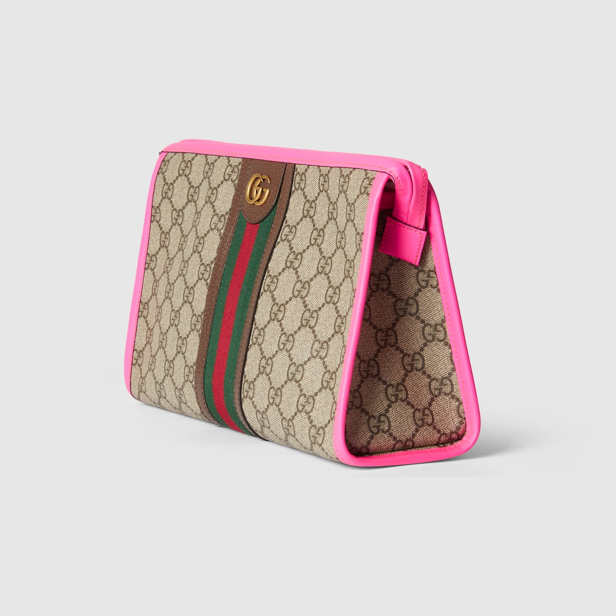 Gucci Ophidia Clutch & Pouch 11.2in/ 28.5cm Beige Gold Hardware For Men 598234 FADI7 9766 - Image 7