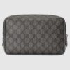 Gucci Ophidia Toiletry Case Clutch & Pouch 9.2in/ 23.5cm Grey Palladium Hardware 760019 UULBN 1244 - Image 4