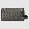 Gucci Ophidia Toiletry Case Clutch & Pouch 11in/ 28cm Grey Palladium Hardware For Men 739670 UULBN 1244 - Image 4