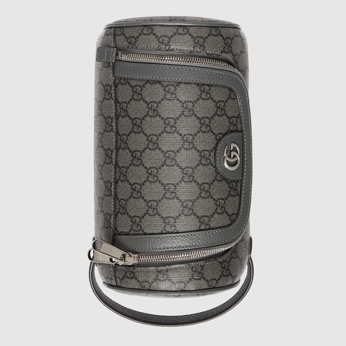 Gucci Ophidia Toiletry Case Clutch & Pouch 11in/ 28cm Grey Palladium Hardware For Men 739670 UULBN 1244 - Image 3