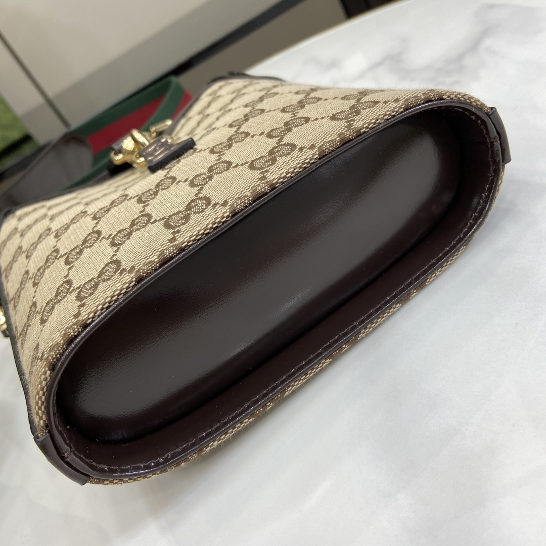 Gucci Original GG Small Bucket Bag Beige For Women 7.7in/19.5cm 782919 FADAC 9762 - Image 3