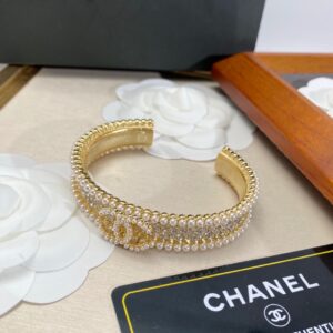 Alternative view of Chanel Pearls Bracelet Gold For Women