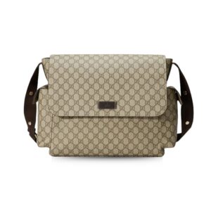 Gucci Plus Diaper Bag Beige 17.3 in/ 44 cm 211131 KGDIG 8588