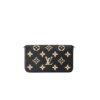 Louis Vuitton Pochette Felicie Shoulder Bag 8.3in/ 21cm Black/ Beige Gold Hardware For Women M82479 - Image 5