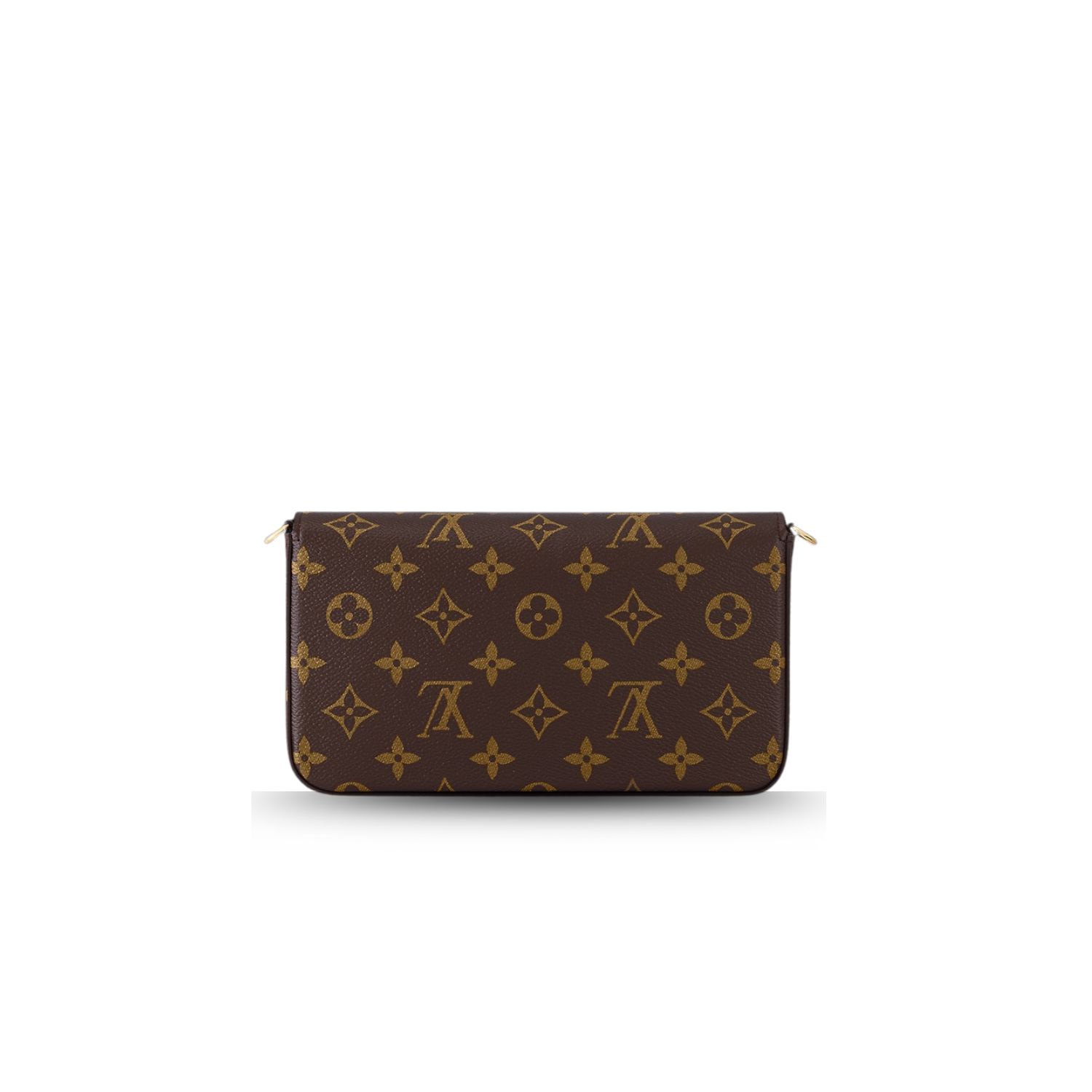 Louis Vuitton Pochette Felicie Shoulder Bag 8.3in/ 21cm Fuchsia Monogram Canvas Gold Hardware For Women M81896 - Image 6
