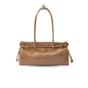 Prada Bonnie Medium Shoulder Bag 13in/ 32cm Cameo Gold Hardware 1BA426_2CYR_F0LT6_V_MOO