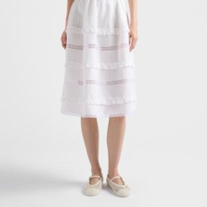 Alternative view of Prada Crochet Ballerinas Ivory For Women 1F364O_2F46_F0304_F_005