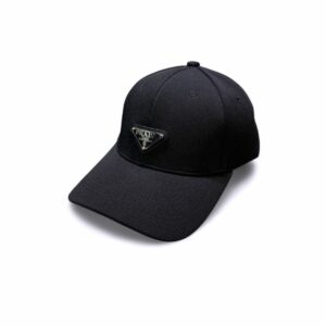 Prada Drill Baseball Cap Black Prada Cap