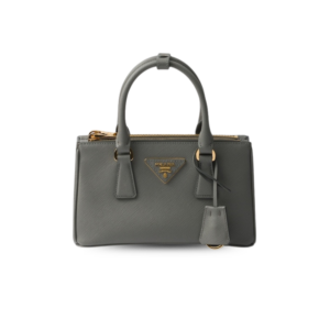 Prada Galleria Mini Top Handle Bag 8.3in/ 21cm Slate Gray Saffiano Gold Hardware ‎‎‎For Women 1BA916_NZV_F0480_V_EOO