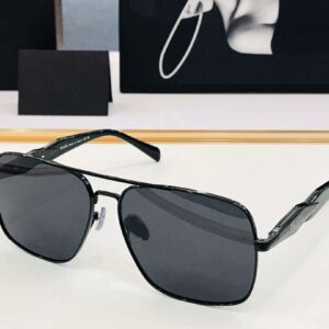 Prada Letter Logo Sunglasses Black For Women