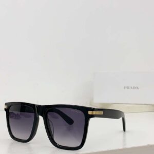 Prada Ombre Square Sunglasses Black For Women
