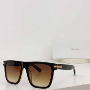 Prada Ombre Square Sunglasses Black