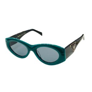 Prada Oval Sunglasses Jade Green For Women
